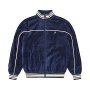 Corteiz VVS Uptown Velour Track Jacket Navy