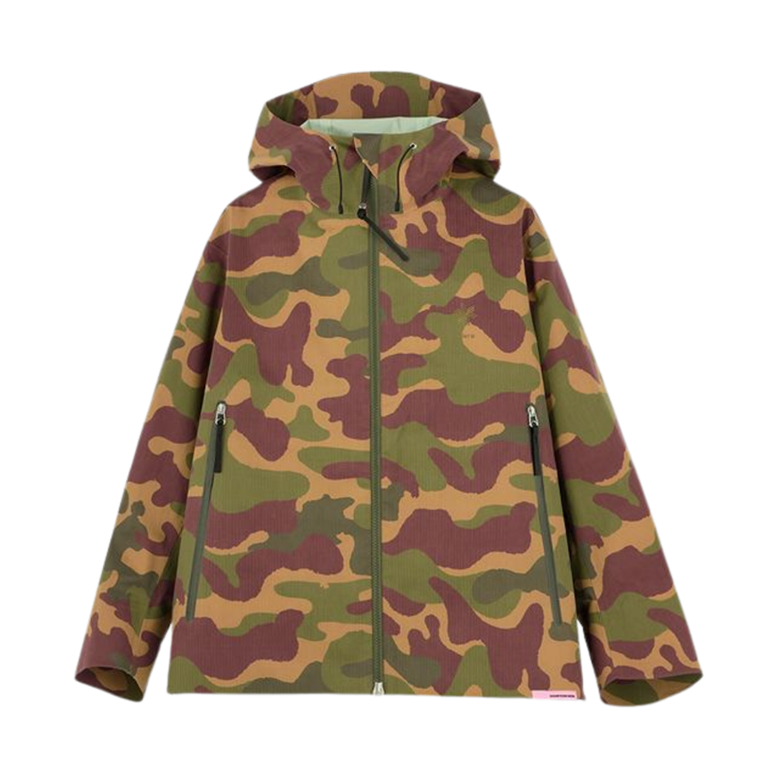 GL05702MC Goldwin x OAMC 3-Layer Hooded Jacket Beige Camouflage