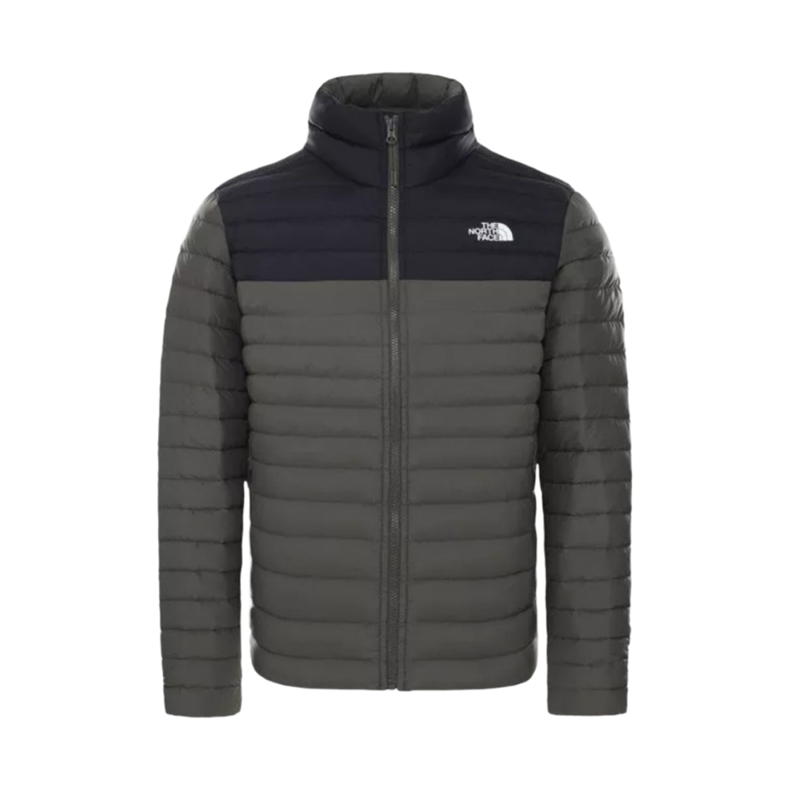 노스페이스 스트레치 다운 자켓 뉴 토프 그린 TNF 블랙