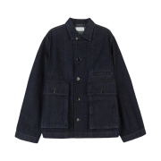Lemaire Boxy Blouson Denim Indigo