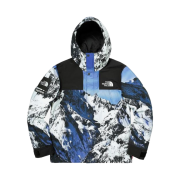 Supreme x The North Face Mountain Parka Blue White - 17FW
