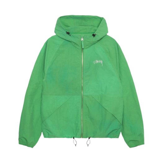 스투시 웨이브 다이 비치 쉘 자켓 마룬 | Stussy | KREAM