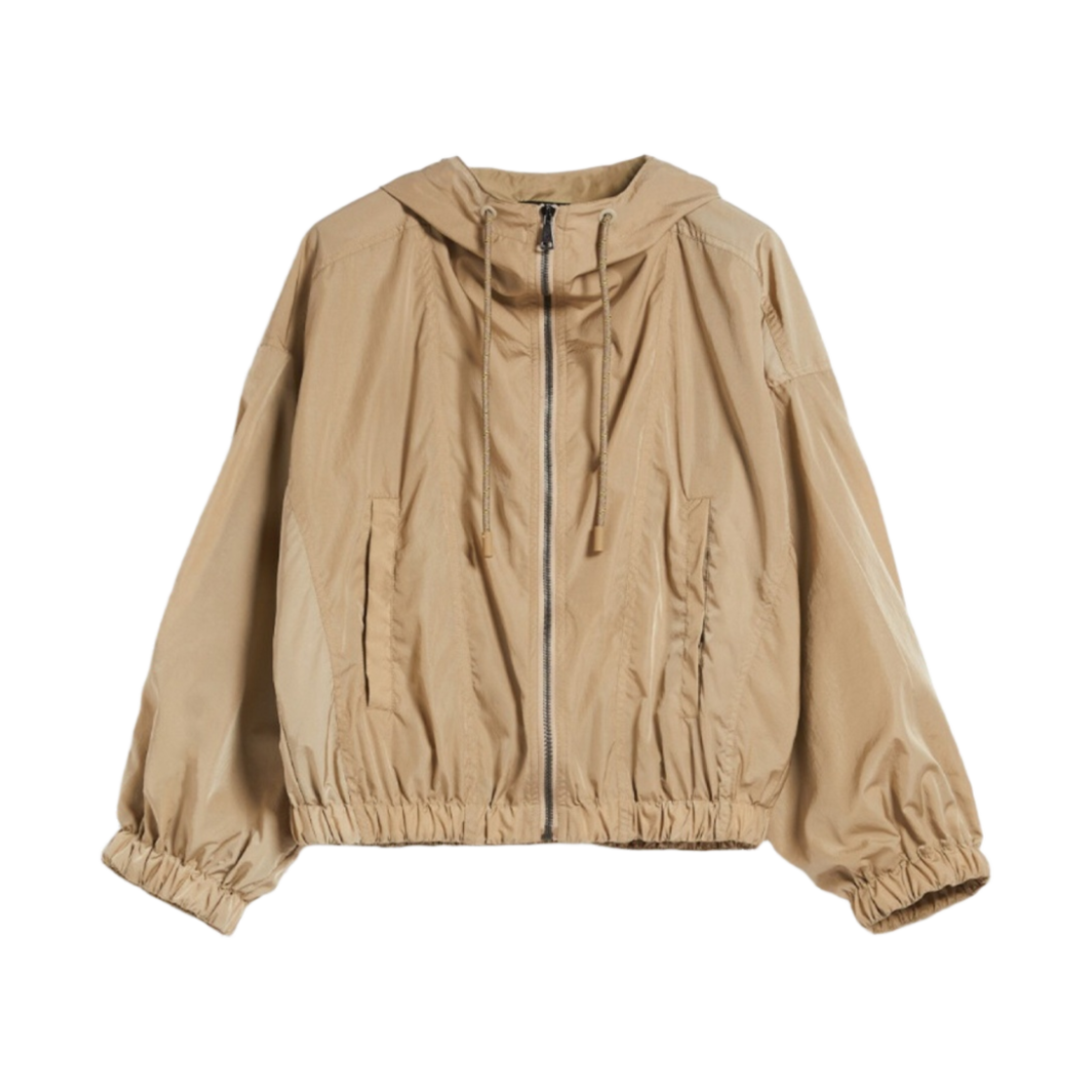 MAIELLA-003 (W) Weekend Max Mara Maiella Hooded Taffeta Jacket Clay