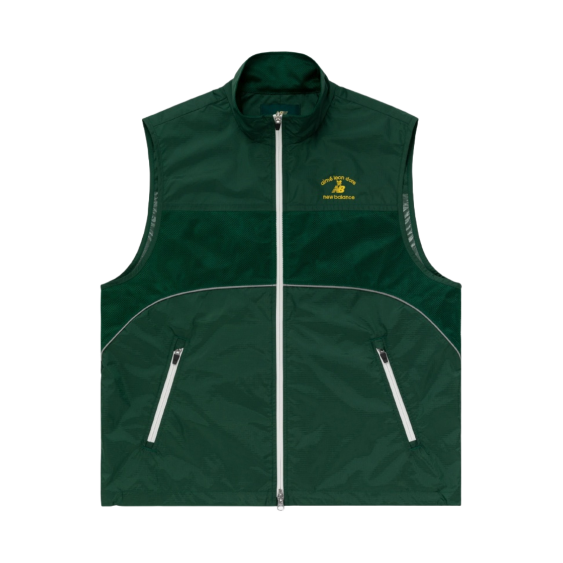 에메 레온 도르 x 뉴발란스 나일론 베스트 그린(Aime Leon Dore x New Balance Nylon Vest Green) - 1