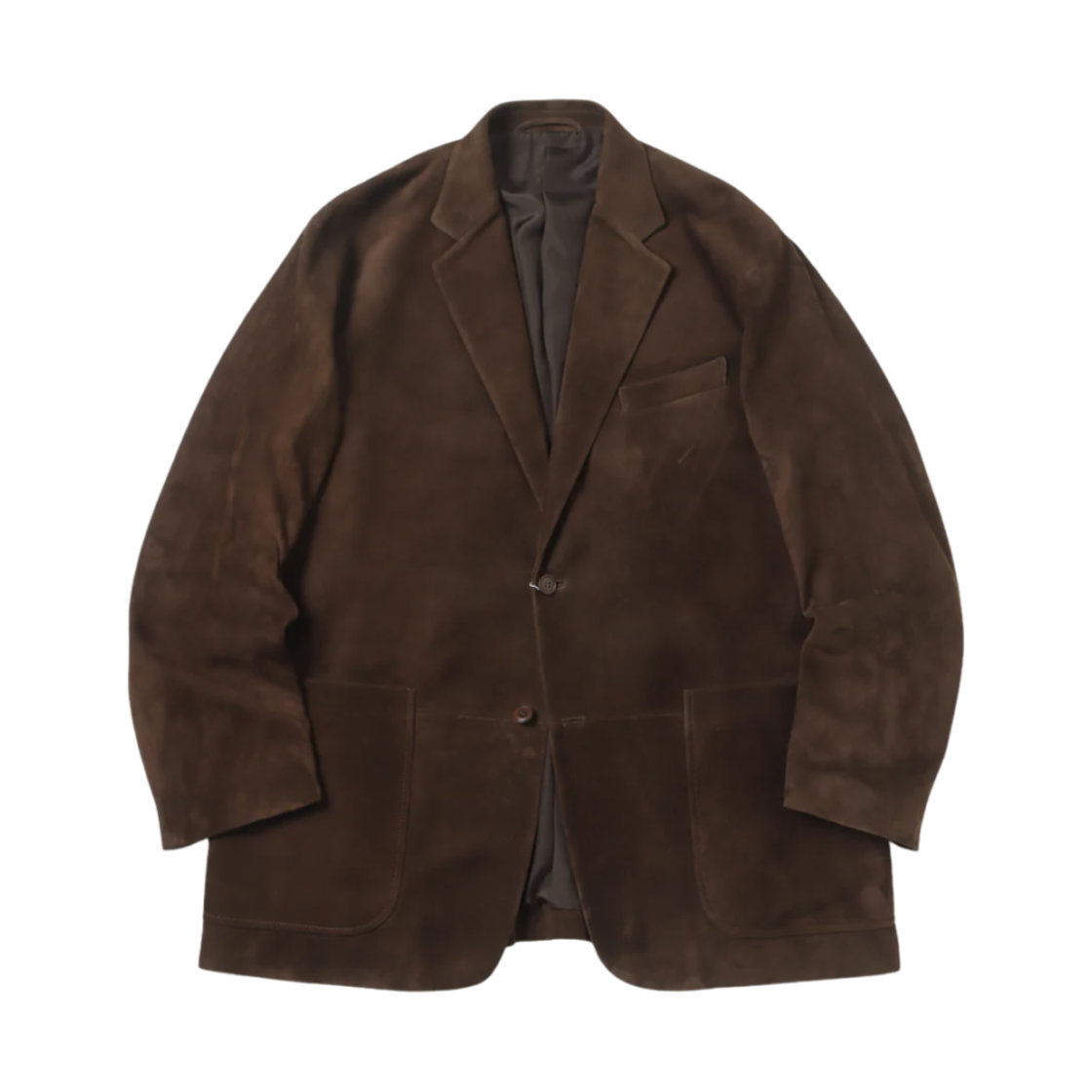 코모리 스웨이드 2B 자켓 브라운 - 24AW(Comoli Suede 2B Jacket Brown - 24AW)