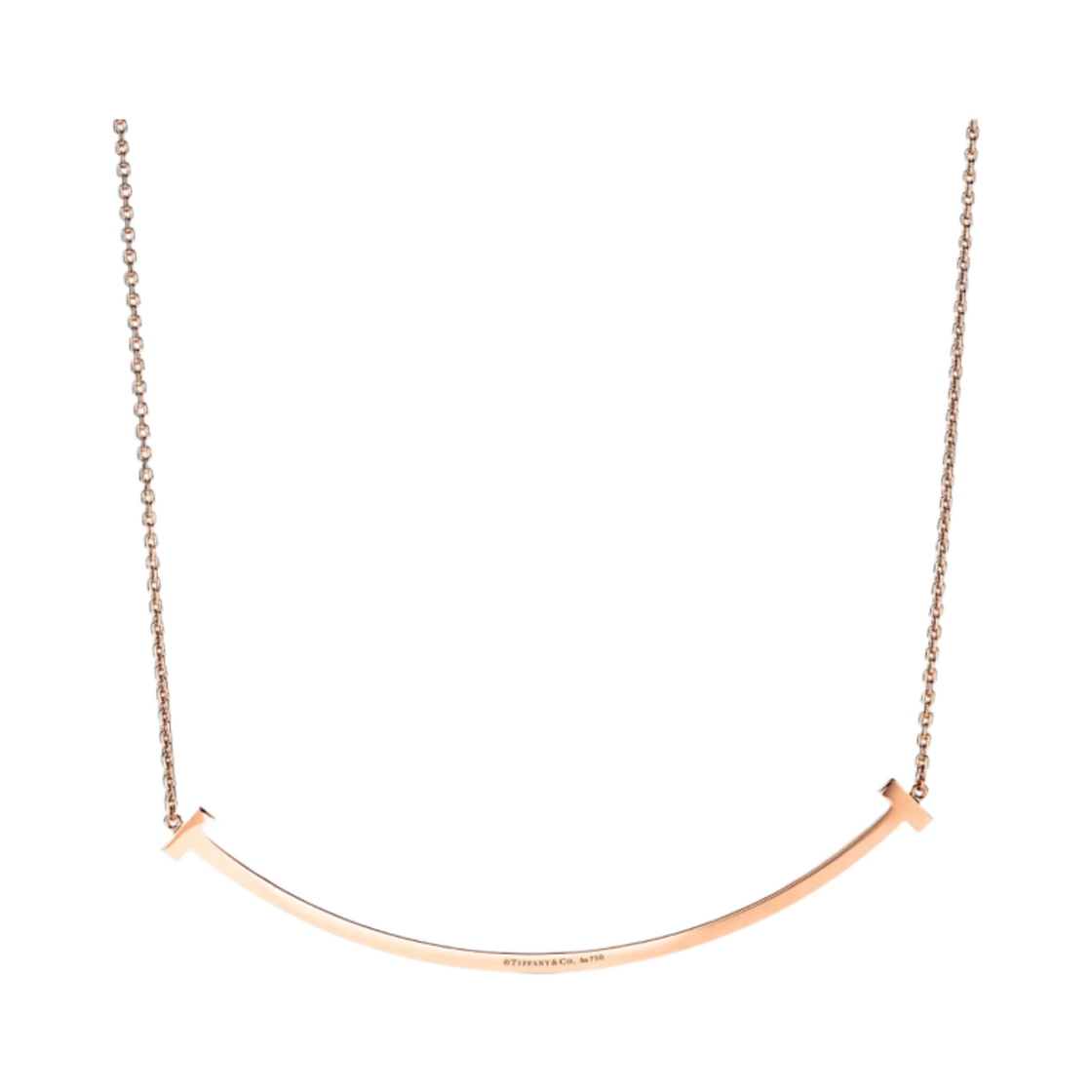 67513428 Tiffany & Co. T Extra Large Smile Pendant Rose Gold - #2