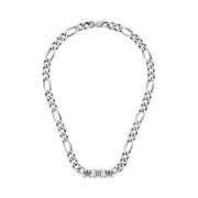 Gucci x Adidas Gourmette Chain Necklace Sterling Silver
