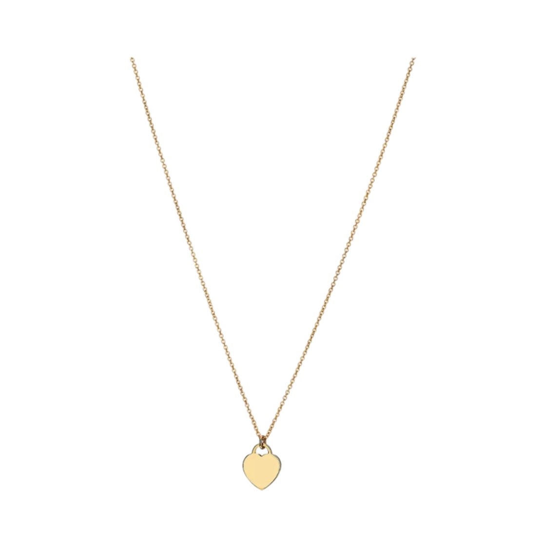 72975146 Tiffany & Co. Return to Tiffany Mini Heart Tag Pendant Yellow Gold - #2