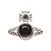 Vivienne Westwood London Orb Single Earring Black