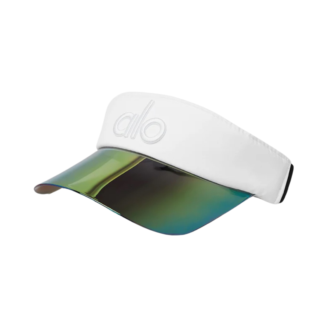 (W) 알로 요가 에어리프트 솔라 바이저 화이트((W) Alo Yoga Airlift Solar Visor White)