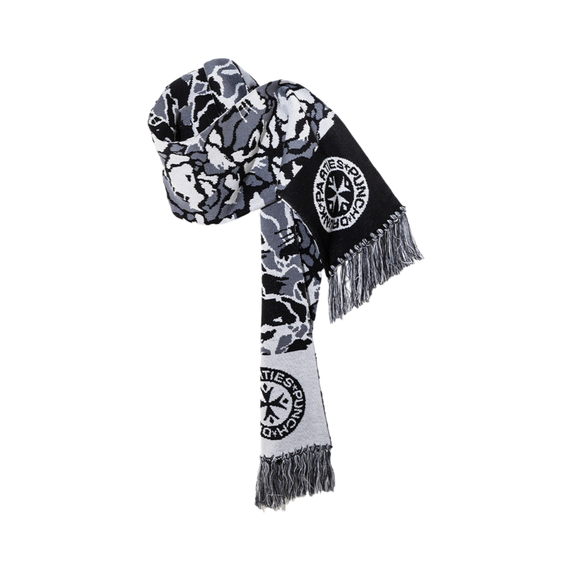 PDPSC01BKF Punch Drunk Parties FOMOflage Muffler Black