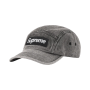 Supreme Denim Camp Cap Washed Black - 22FW