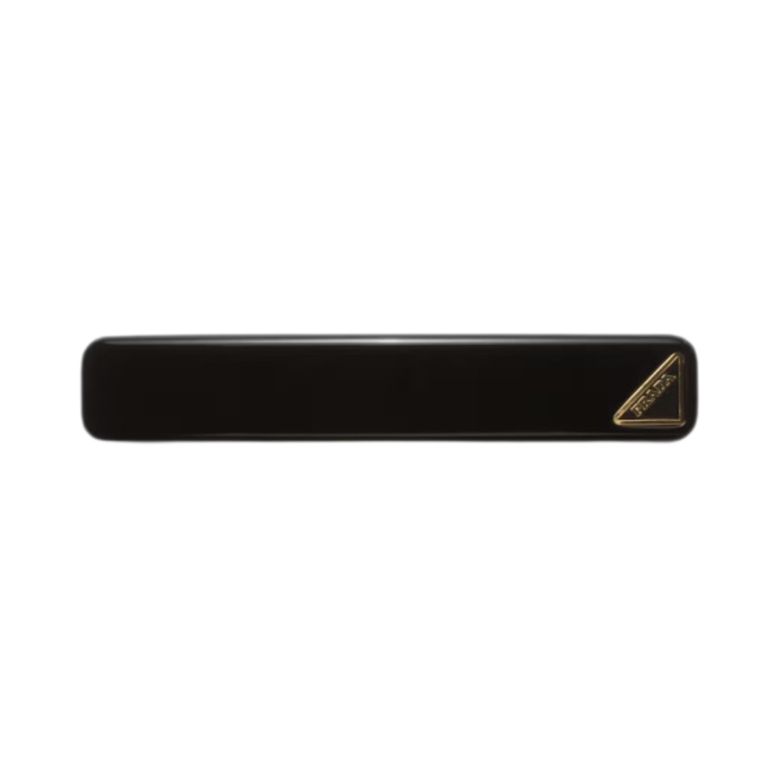 1IF134-2CN4-F0002 (W) Prada Plexiglas Hair Clip Black