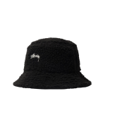 Stussy Sherpa Bucket Hat Black
