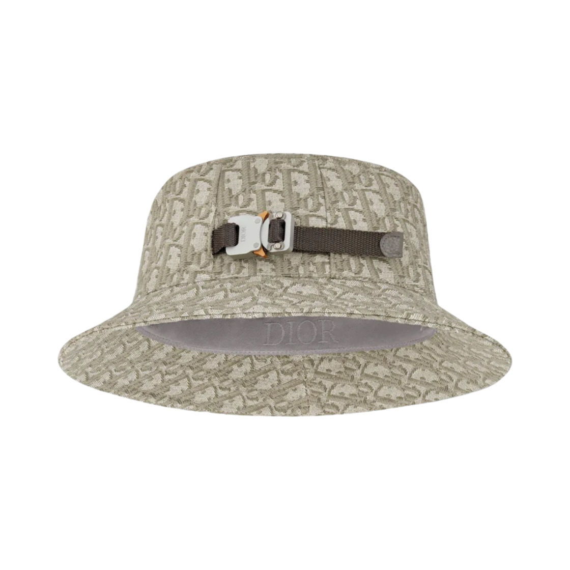 디올 오블리크 버킷햇 테크니컬 코튼 자카드 베이지(Dior Oblique Bucket Hat Technical Cotton Jacquard Beige) - 1
