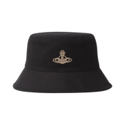Vivienne Westwood London Ripstop Bucket Hat Black