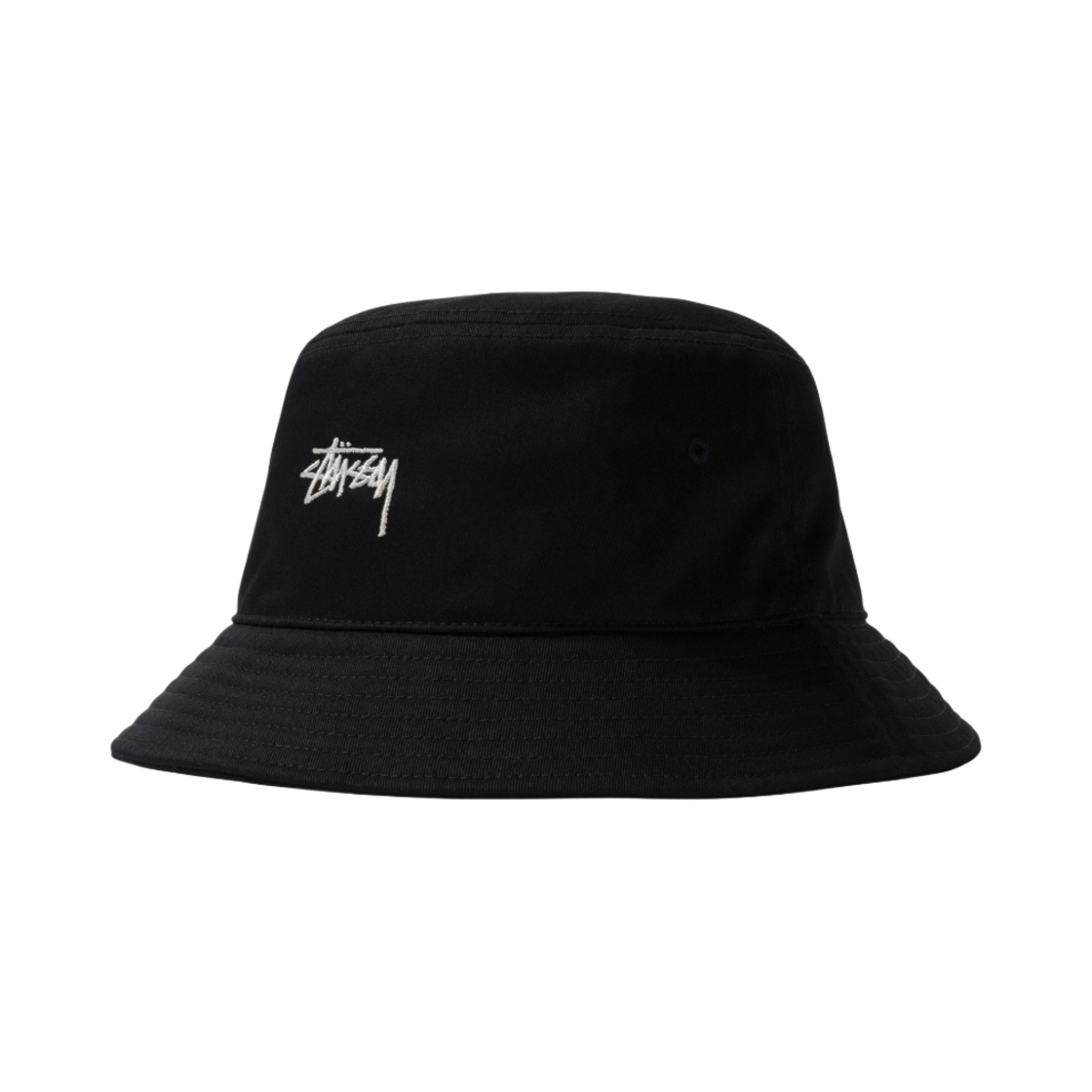 스투시 스탁 버킷햇 블랙(Stussy Stock Bucket Hat Black)