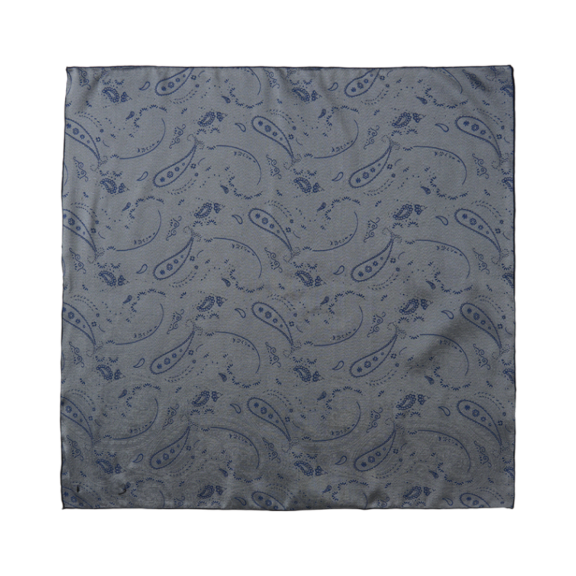 해칭룸 페이즐리 반다나 스카프 블루(Hatchingroom Paisley Bandana Scarf Blue) - 2