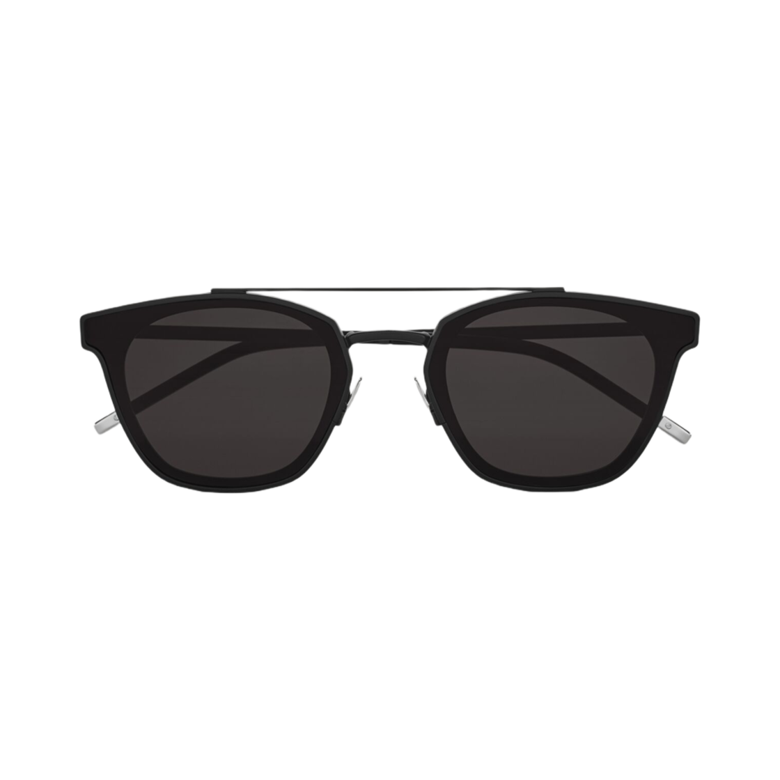 생로랑 클래식 SL 28 메탈 선글라스 매트 블랙(Saint Laurent Classic SL 28 Metal Sunglasses Mat Black) - 2