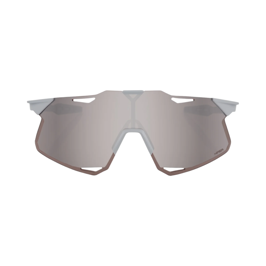 100퍼센트 하이퍼크래프트 매트 스톤 그레이 하이퍼 실버 미러 렌즈(100% Hypercraft Matte Stone Grey Hiper Silver Mirror Lens)