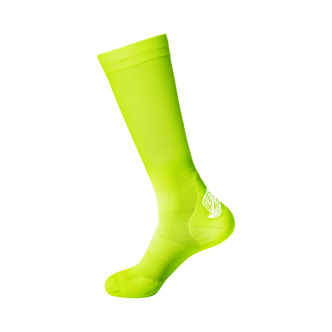 리투 블랙 윙 러닝 니 삭스 라임(LI2 Black Wing Running Knee Socks Lime)
