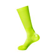 LI2 Black Wing Running Knee Socks Lime