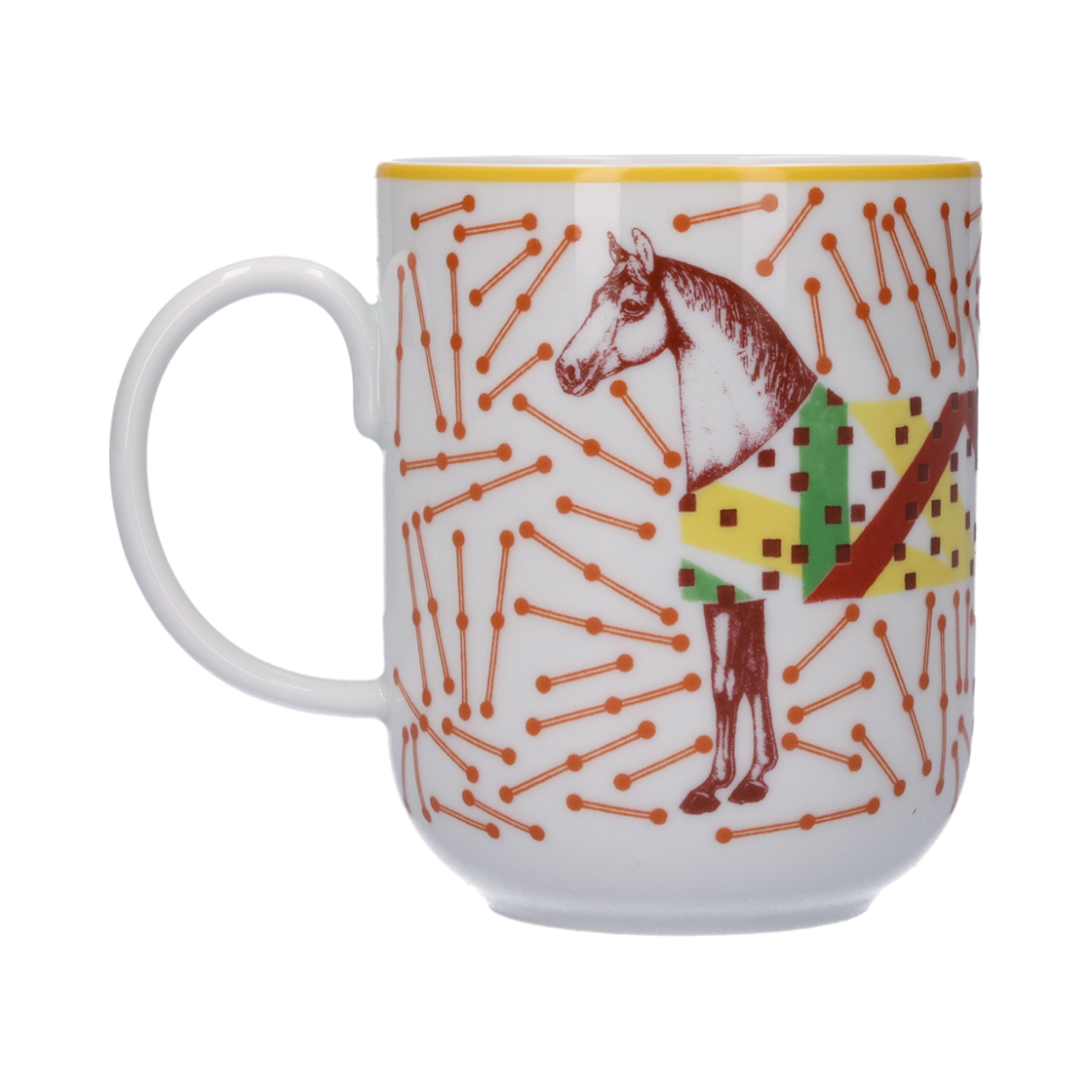 IT5MPG5COFBV [A등급] Hermes Vintage Hippomobile Mug No2 Multicolor