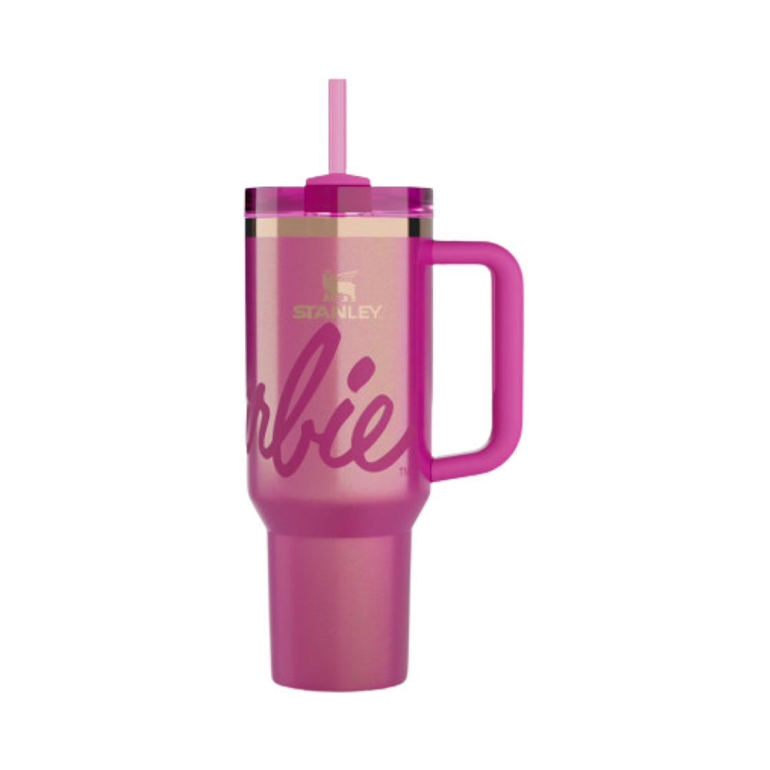 스탠리 x 바비 퀜처 H2.0 플로우스테이트 텀블러 887ml 바비 아이콘 핑크(Stanley x Barbie Quencher H2.0 FlowState Tumbler 887ml Barbie Icon Pink)