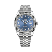 Rolex Datejust 41mm 126334 Azzuro Blue Roman Jubilee