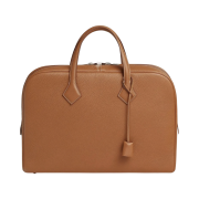 Hermes Victoria ll 12H Bag Clemence & Palladium Gold