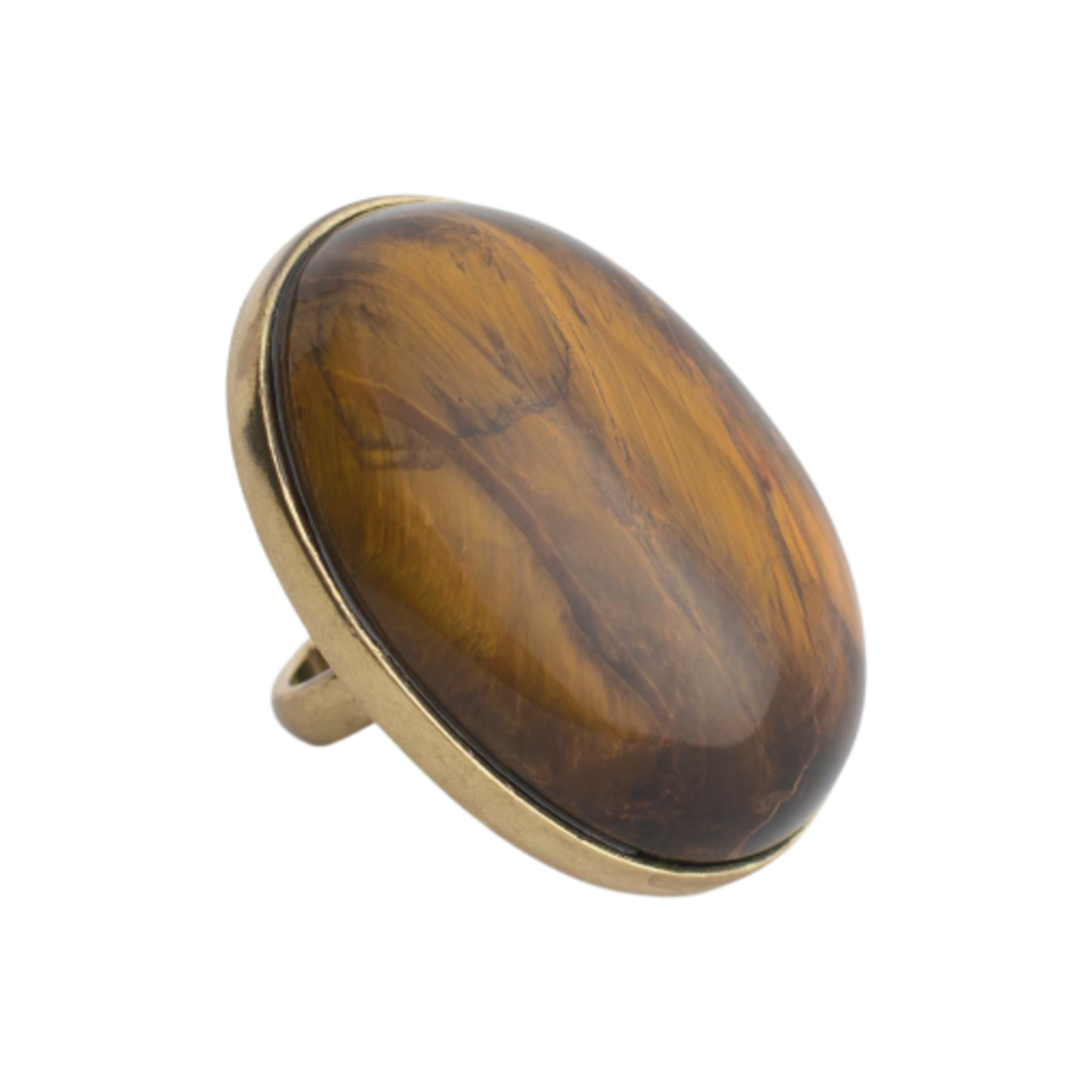 1011/601/303 (W) Zara x Kate Moss Maxi Stone Ring Golden