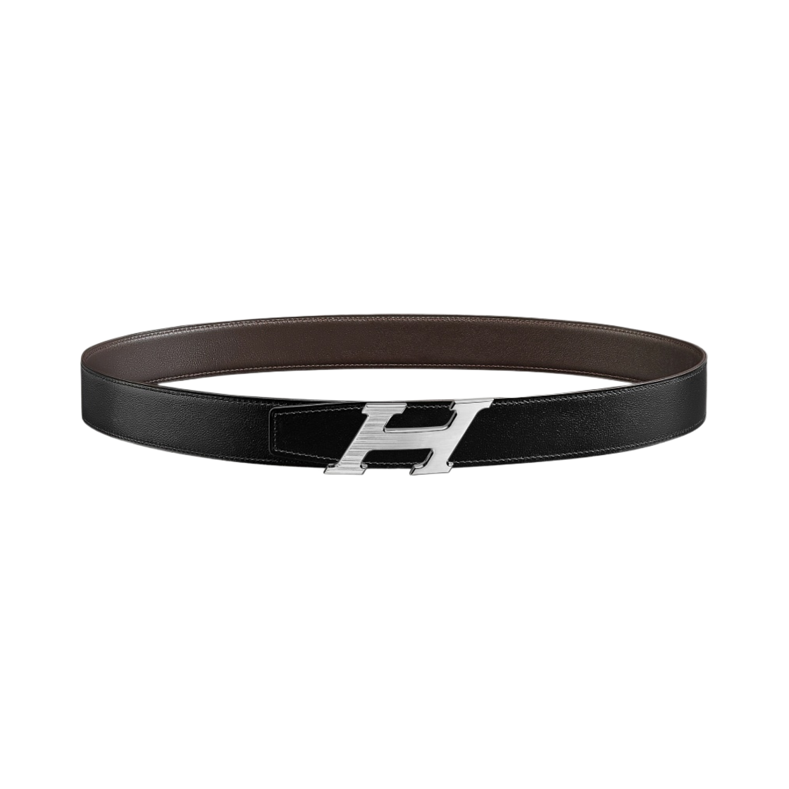 에르메스 H 스피드 벨트 버클 & 리버서블 가죽 스트랩 32mm & 그리 모옌 누아 에벤(Hermes H Speed Belt Buckle & Reversible Leather Strap 32mm & Gris Moyen Noir Ebene) - 1