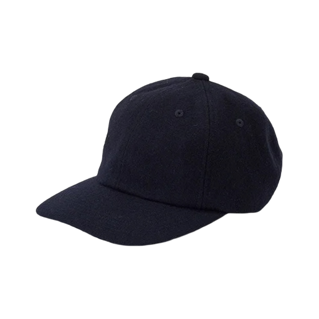 E020B-01 Kijima Takayuki Melton 6-Panel Cap Black