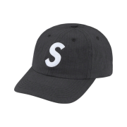 Supreme Cordura Ripstop S Logo 6-Panel Black - 23SS