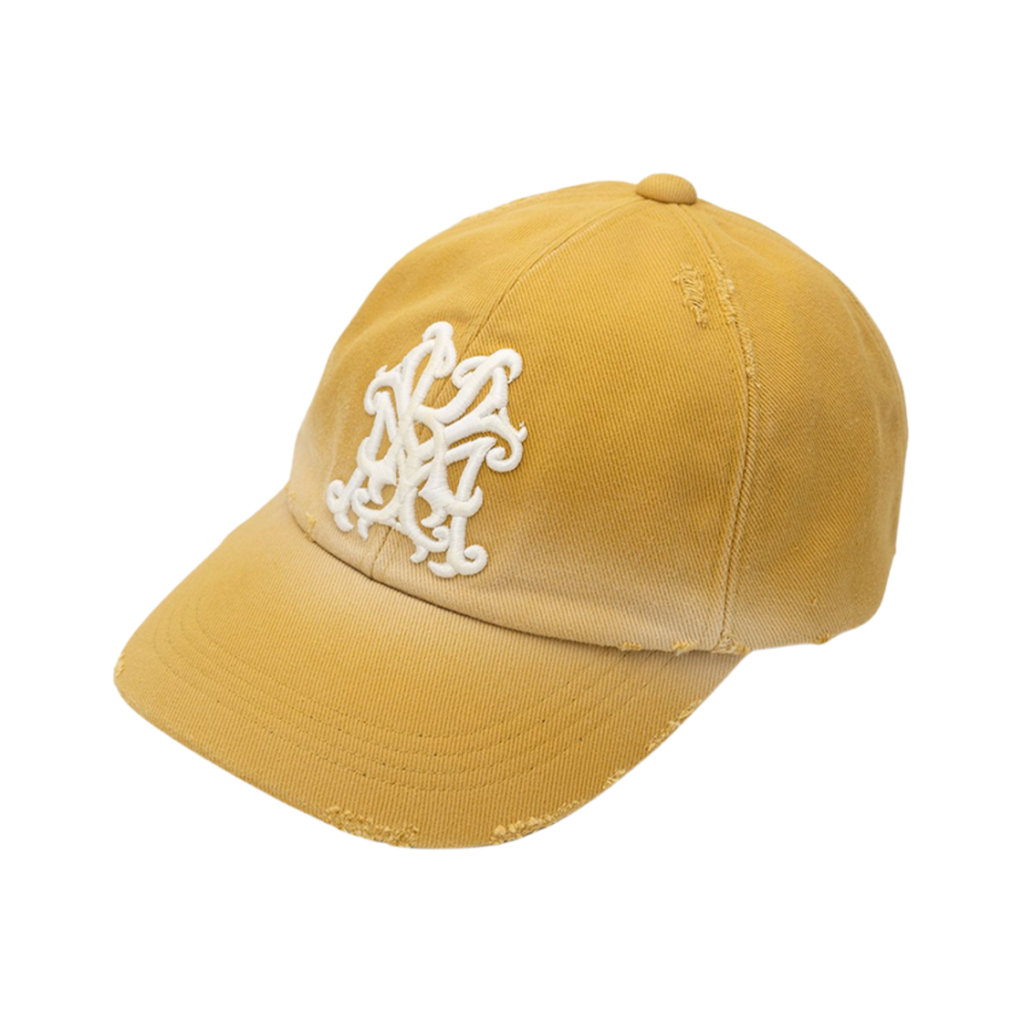 G13AC077 Kamiya Distressed Cap Yellow
