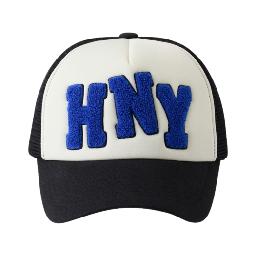 HSH24HW72BK Honey Scoop House HNY Logo Trucker Cap Black