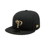 Over The Pitch x New Era 5950 Logo Cap Black Gold