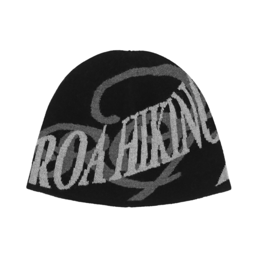 【完売品】roa hiking logo beanie black Hats & Beanies – ROA