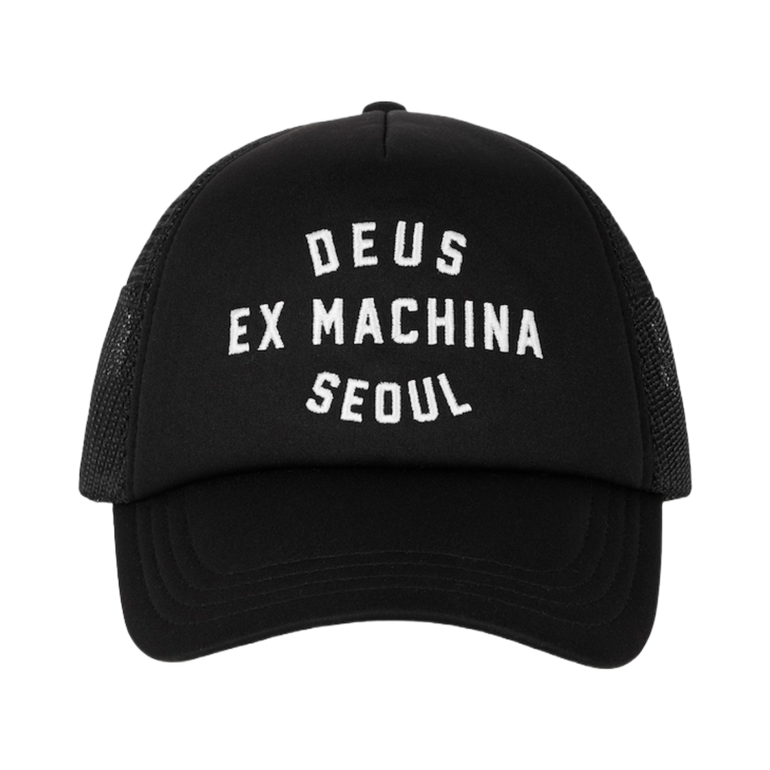 데우스 엑스 마키나 서울 컬리지 어드레스 트러커 블랙(Deus Ex Machina Seoul College Address Trucker Black) - 3