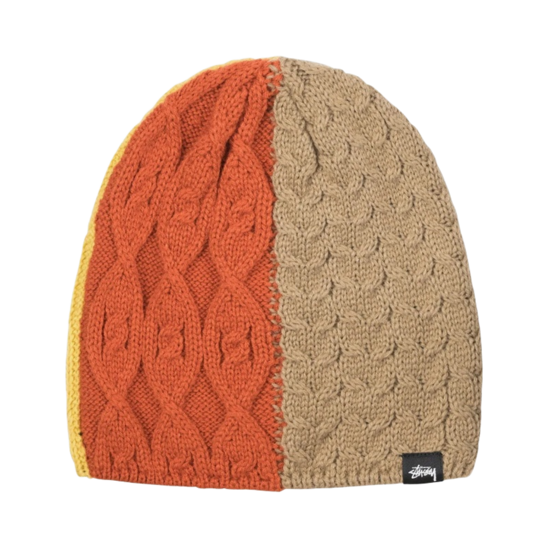 스투시 컬러 블록 스컬캡 샌드(Stussy Color Block Skullcap Sand) - 1