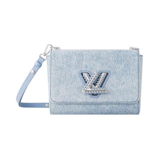 Louis Vuitton Twist MM Other Leathers Blue Denim