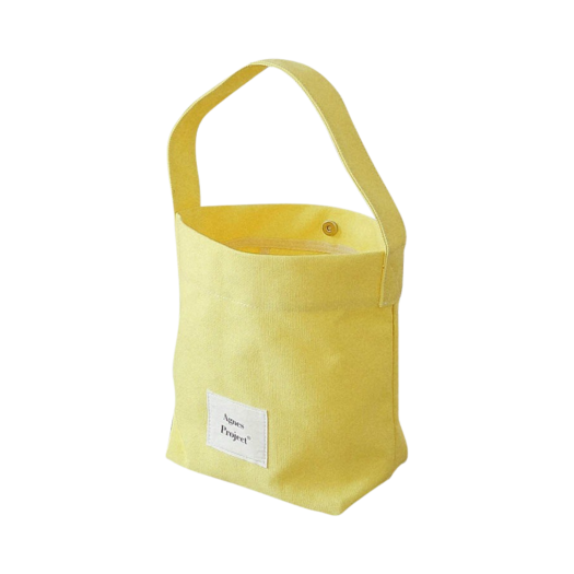 AP-P000000T Agnes Project Peanut Tote Bag Lemon