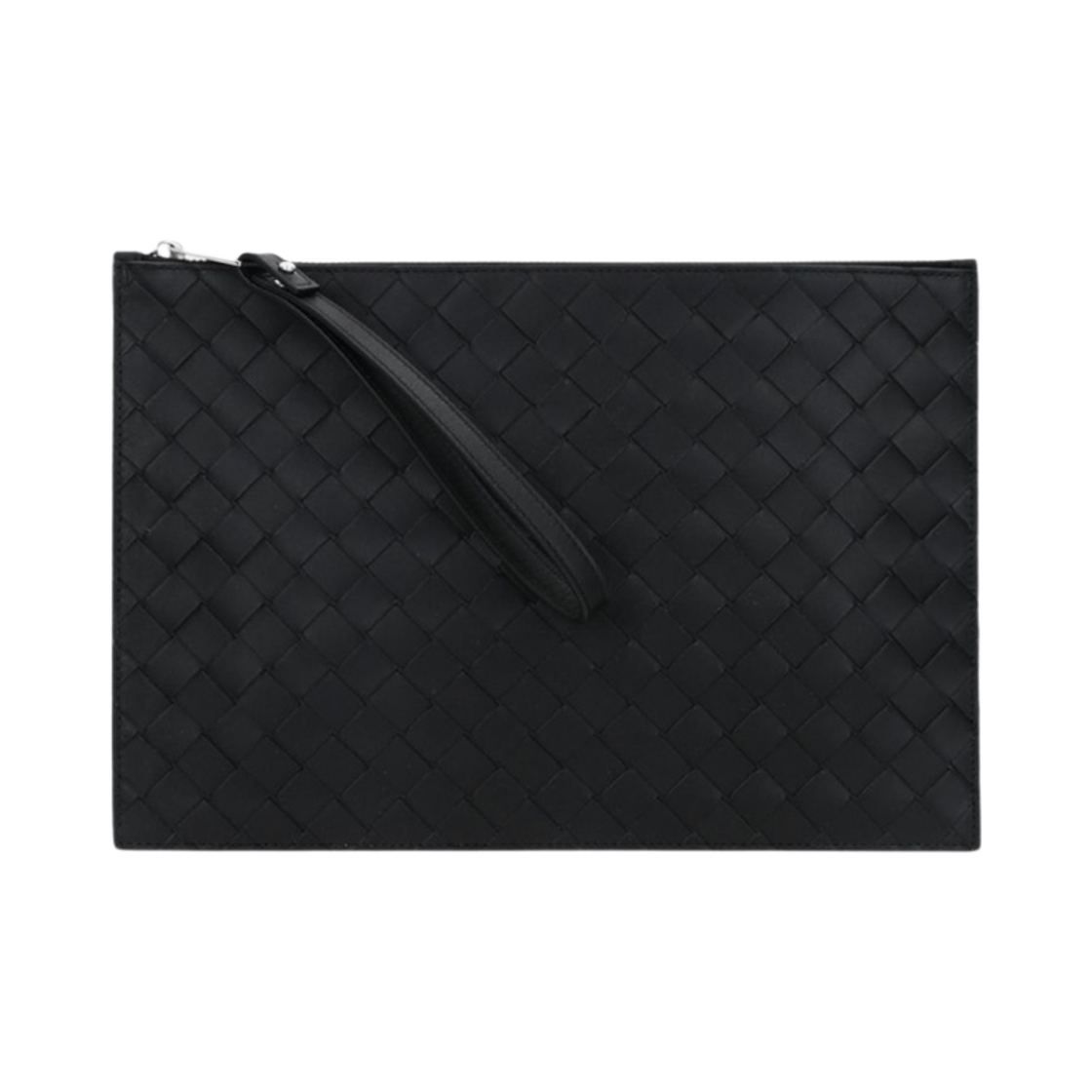 684509VCPQ38803 Bottega Veneta Large Pouch Black - 대표 이미지 #1