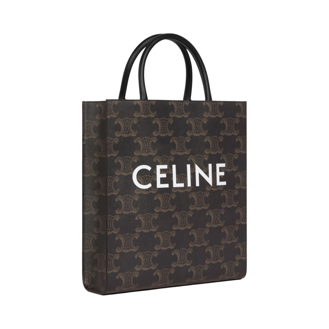 셀린느 트리옹프 캔버스 XL 미디움 버티컬 카바스 셀린느 프린트 블랙(Celine Medium Vertical Cabas in Triomphe Canvas XL with Celine Print Black) - 2