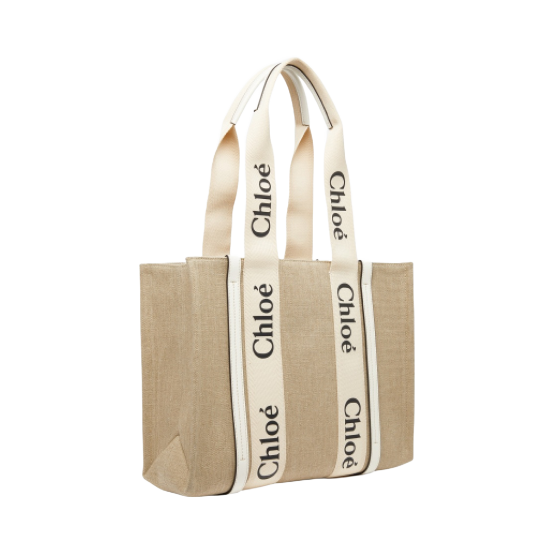 끌로에 우디 미디움 토트백 화이트(Chloe Woody Medium Tote Bag White) - 2