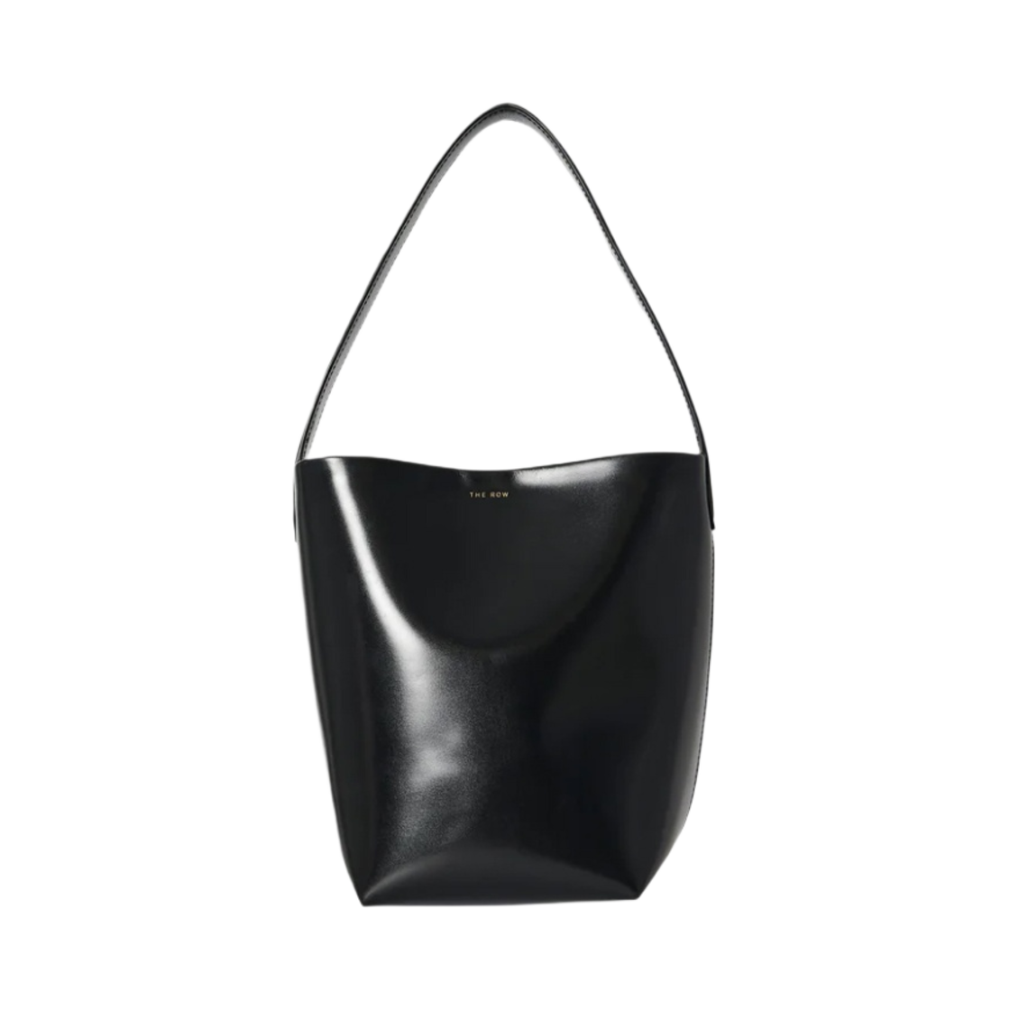 더 로우 스몰 N/S 파크 레더 토트백 폴리쉬드 카프스킨 레더 블랙(The Row Small N/S Park Tote in Polished Calfskin Leather Black) - 1