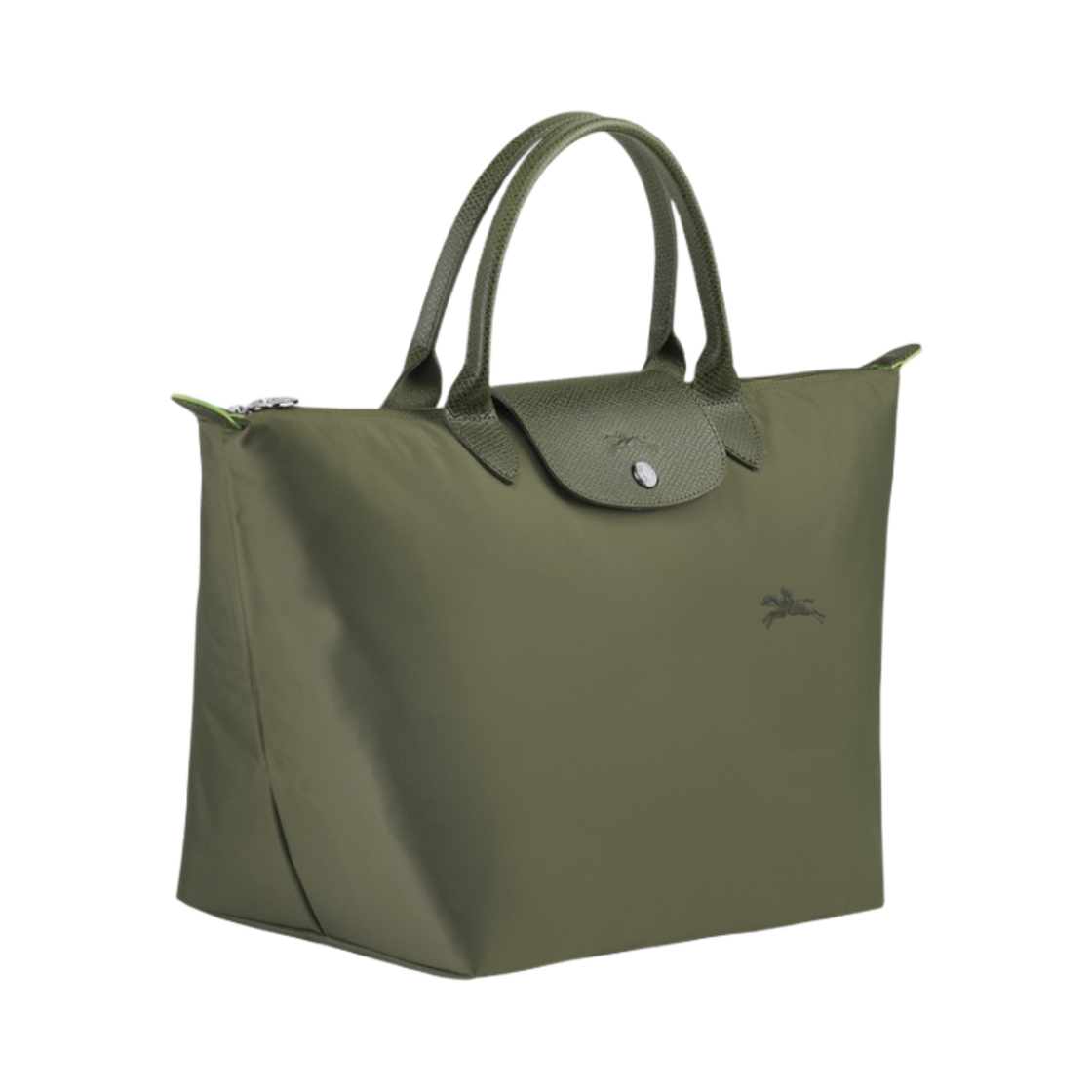 롱샴 르 플리아쥬 그린 M 핸드백 포레스트(Longchamp Le Pliage Green M Hand Bag Forest) - 2