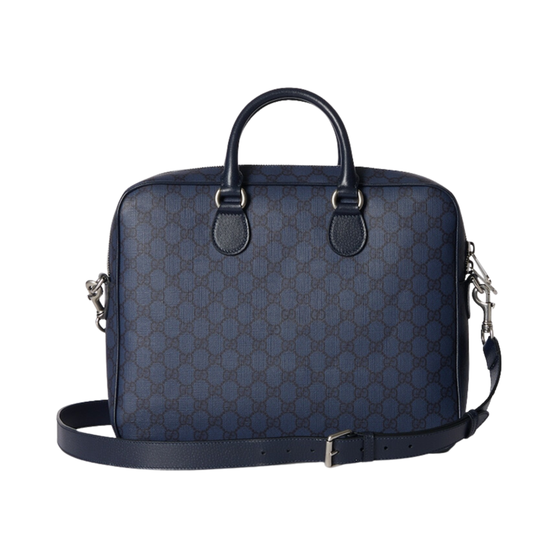 구찌 오피디아 미디움 GG 브리프케이스 블루 다크 블루(Gucci Ophidia Medium GG Briefcase Blue Dark Blue) - 2