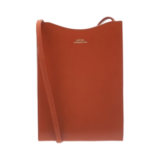 A.P.C. Jamie Neck Pouch Brick Red