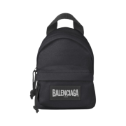 Balenciaga Recycled Nylon Oversized Mini Backpack Black